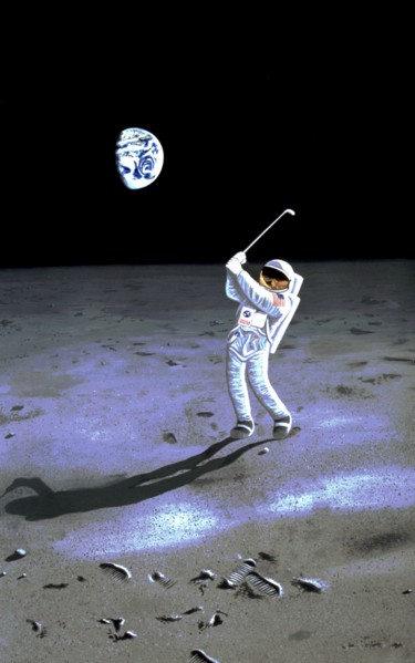 The moon golf